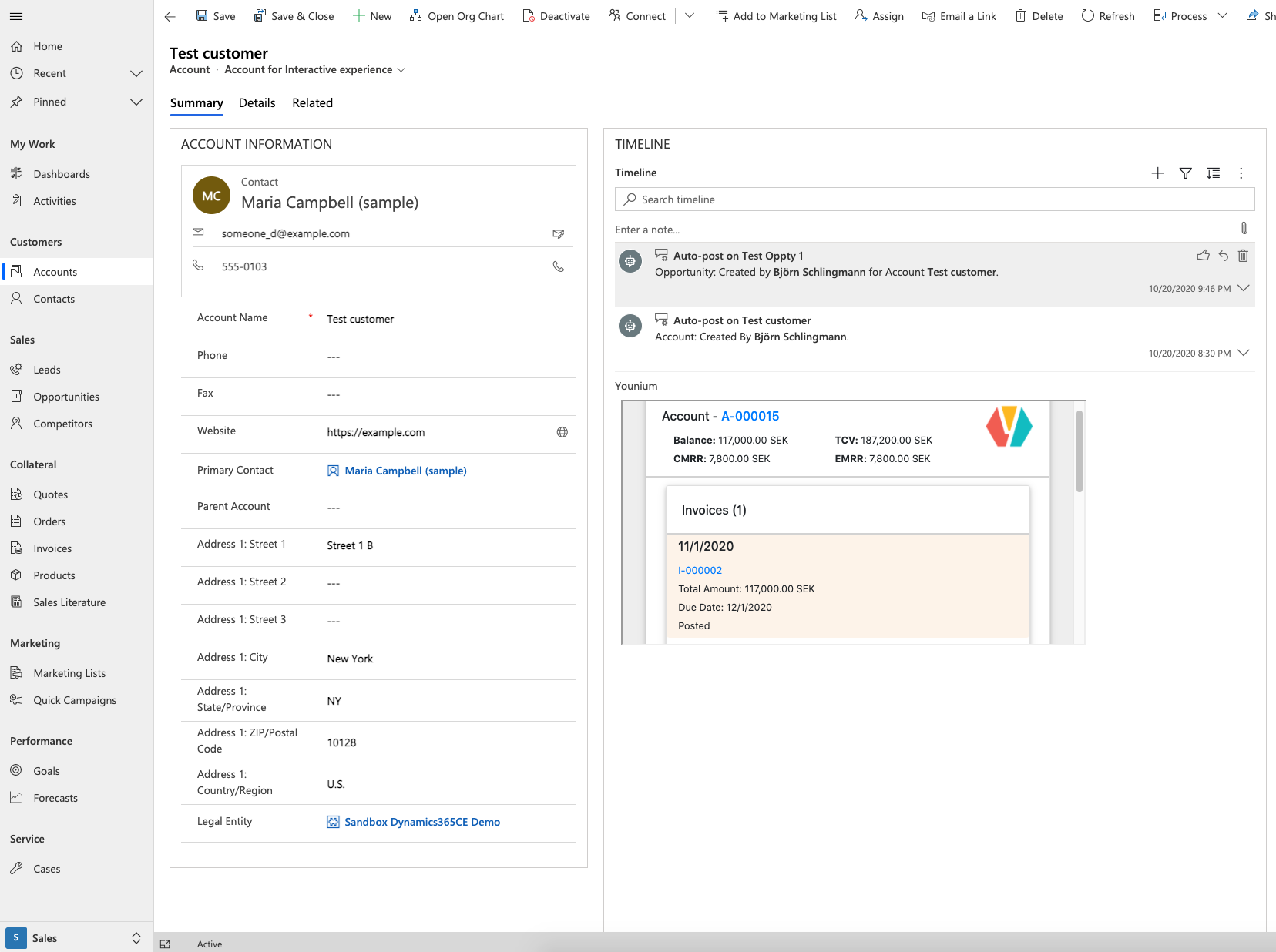 Microsoft Dynamics 365 Customer Engagement – Younium